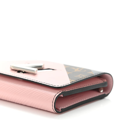 Louis Vuitton Epi Monogram Tape Twist Compact Wallet Rose White 8 of 8