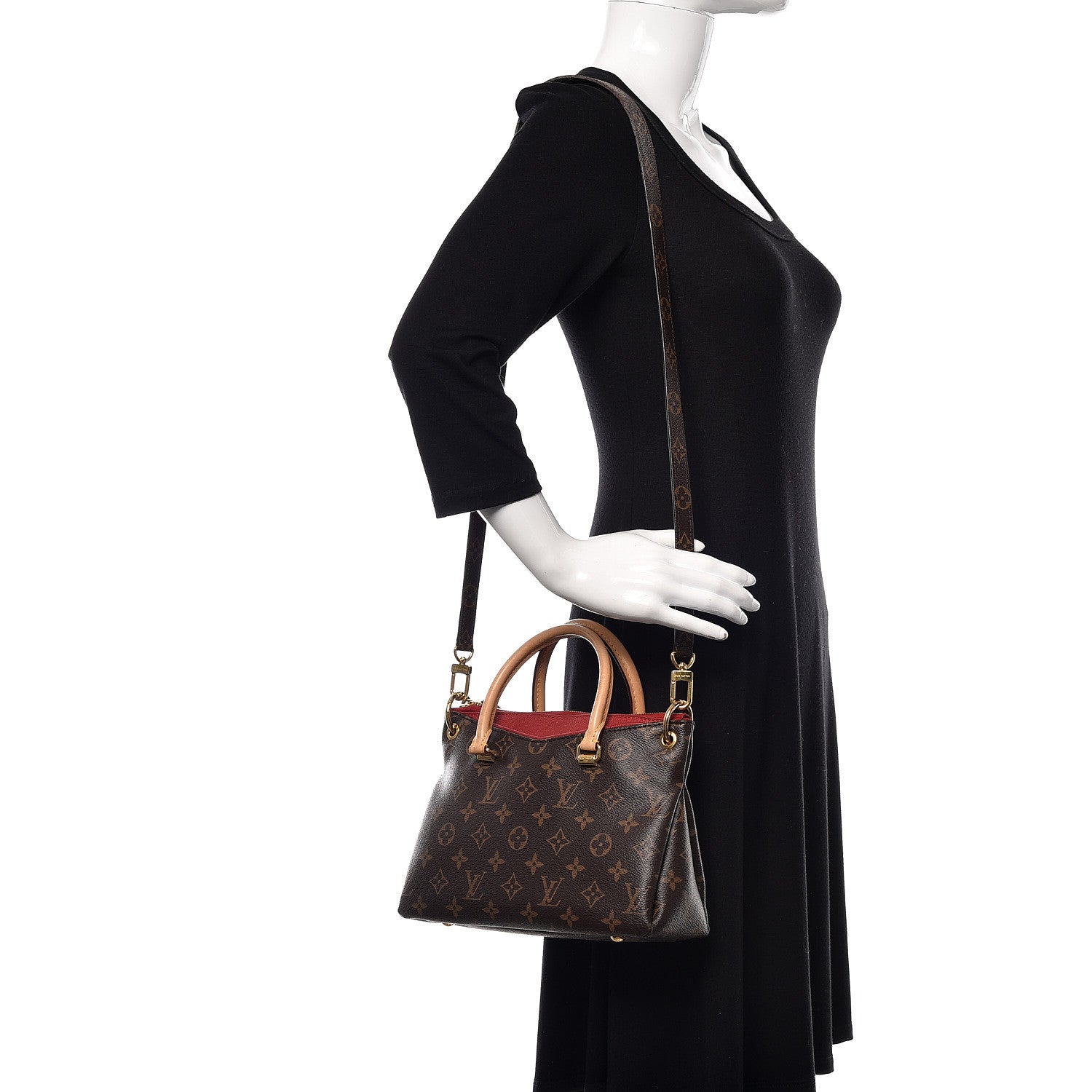 Louis Vuitton Monogram Pallas BB Cherry 2 of 9