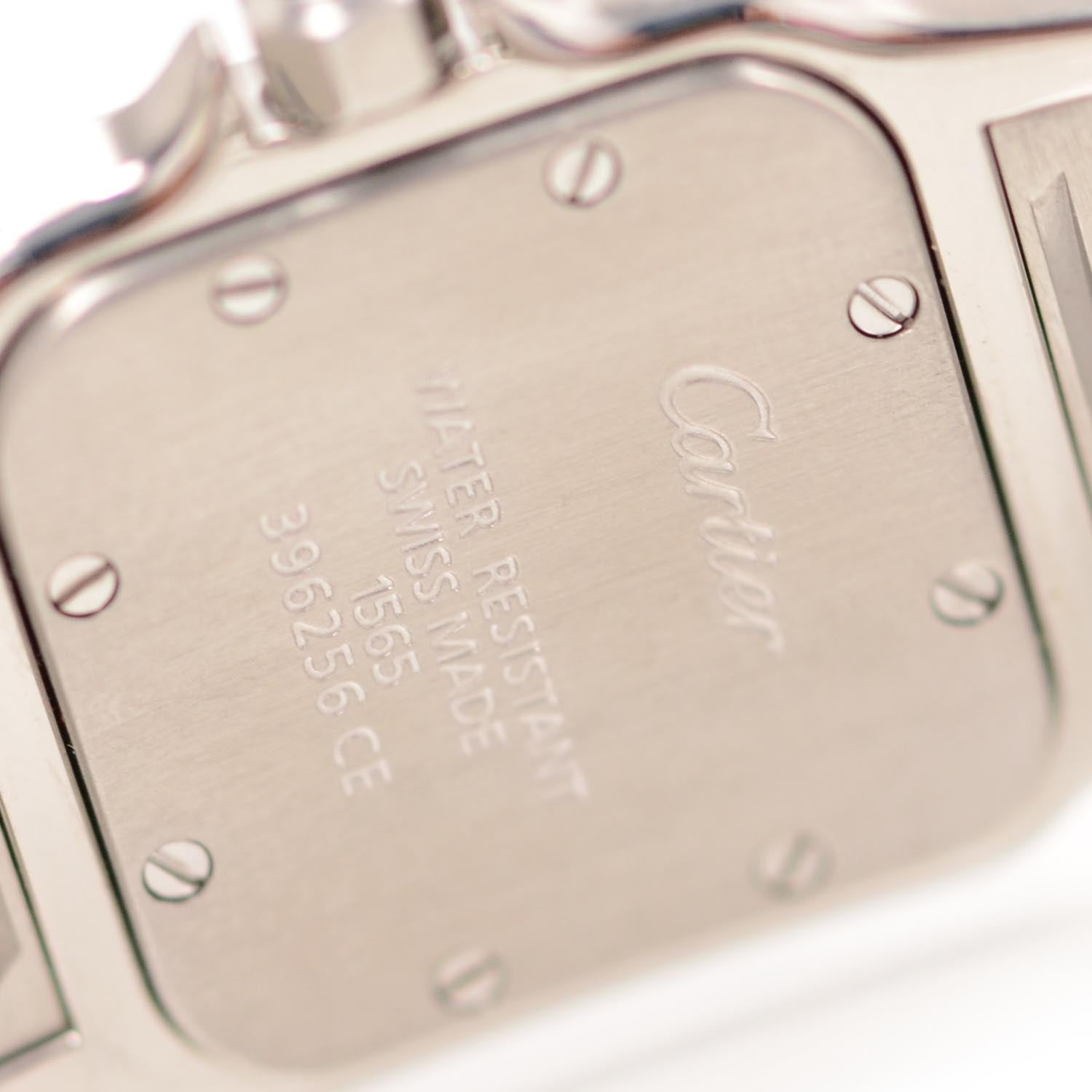 Cartier Stainless Steel 24mm Santos de Cartier Galbee Quartz Watch 4 of 7