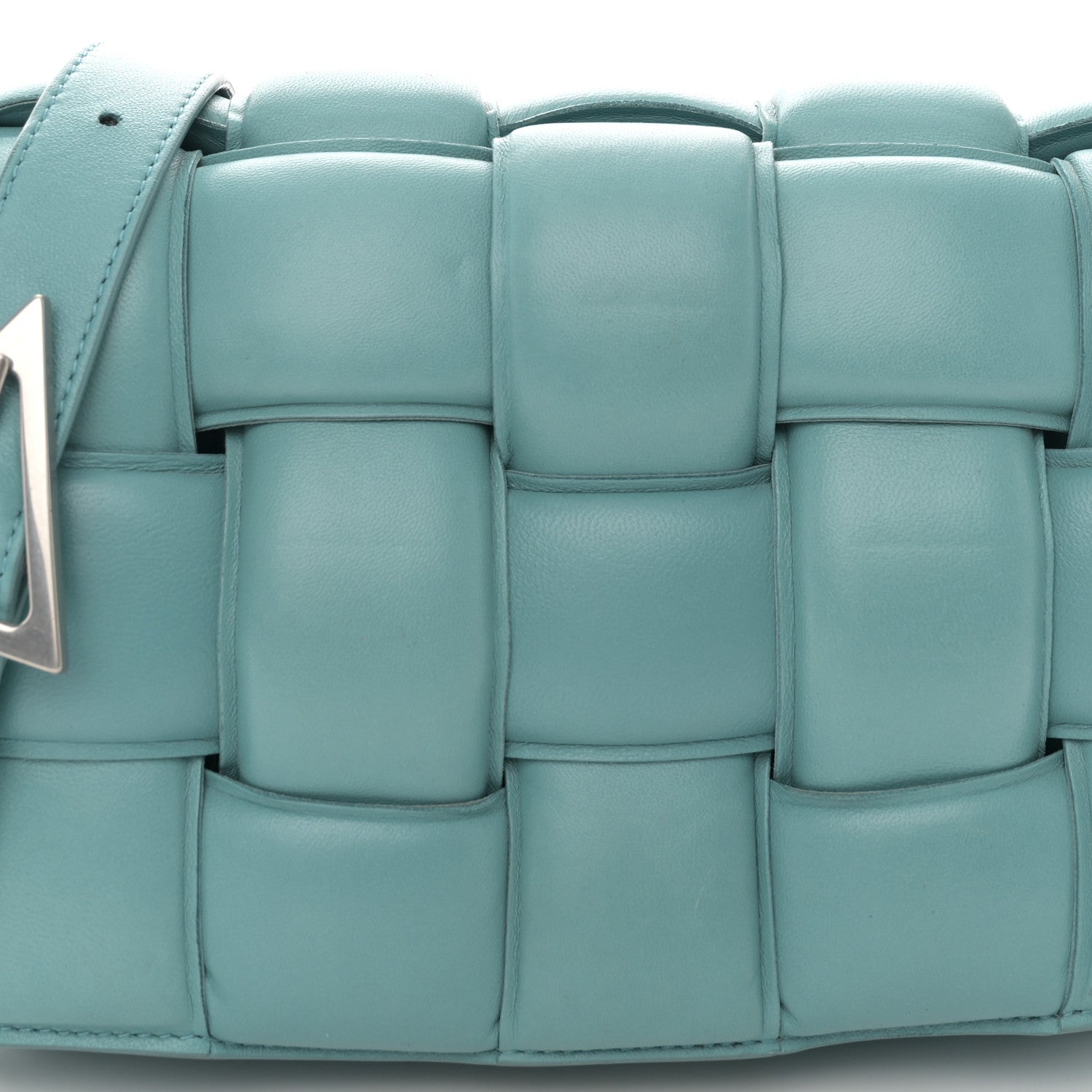 Bottega Veneta Nappa Maxi Intrecciato Padded Cassette Crossbody Bag Linoleum 8 of 13