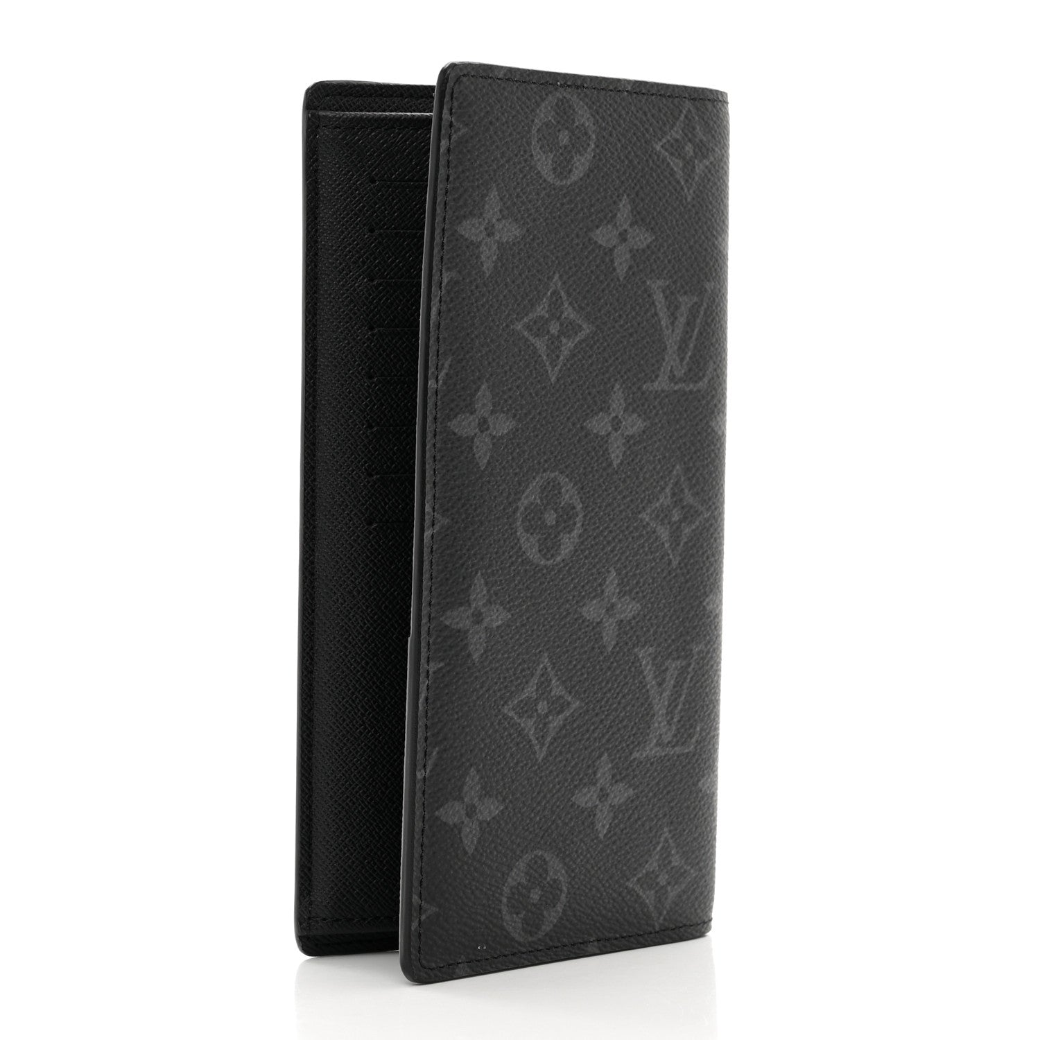 Louis Vuitton Monogram Eclipse Brazza Wallet 3 of 6