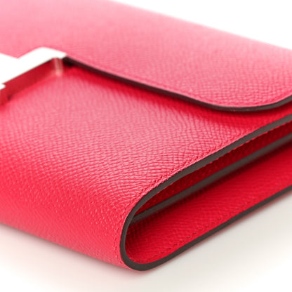 Hermes Epsom Constance Long Wallet Rose Extreme 8 of 11