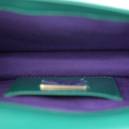 Bulgari Galuchat Calfskin Serpenti Forever Crossbody Bag Blue 5 of 10