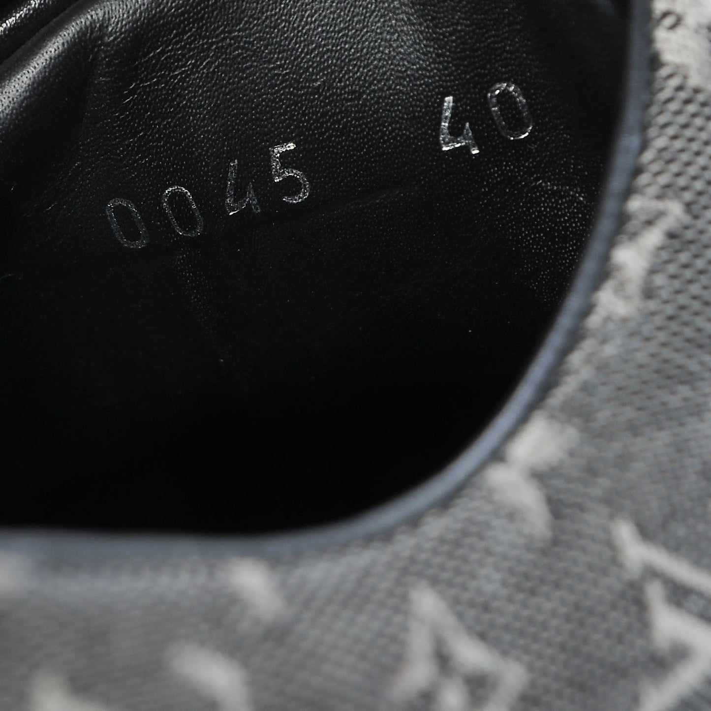 Mini Lin Monogram Sneakers 40 Black