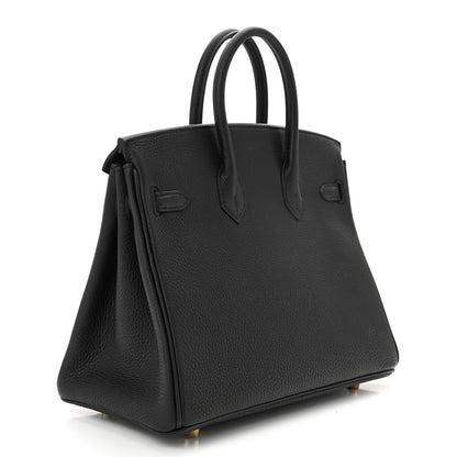 Hermes Togo Birkin 25 Black 3 of 11