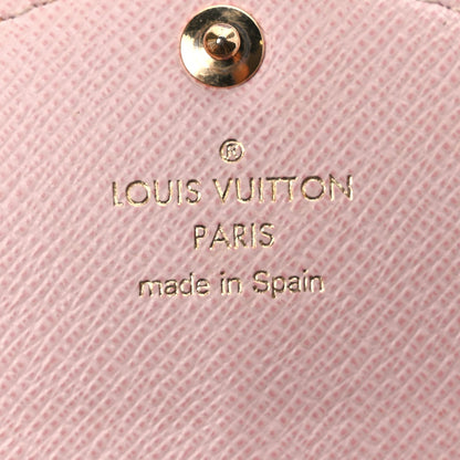 Louis Vuitton Damier Ebene Sarah Wallet NM Rose Ballerine 6 of 7