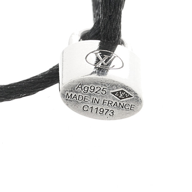 Sterling Silver Lockit Bracelet Black