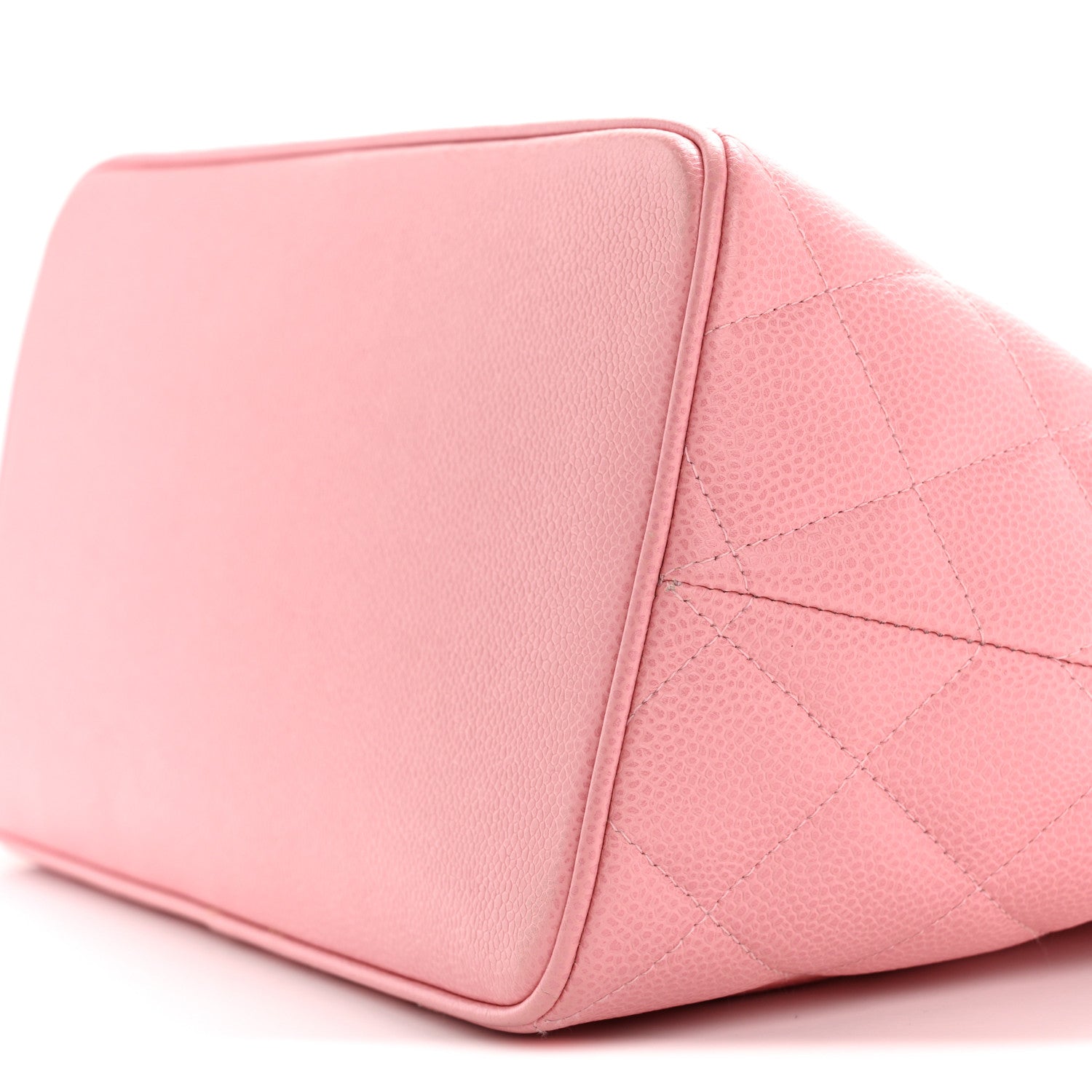 Chanel Caviar Medallion CC Tote Light Pink 10 of 12