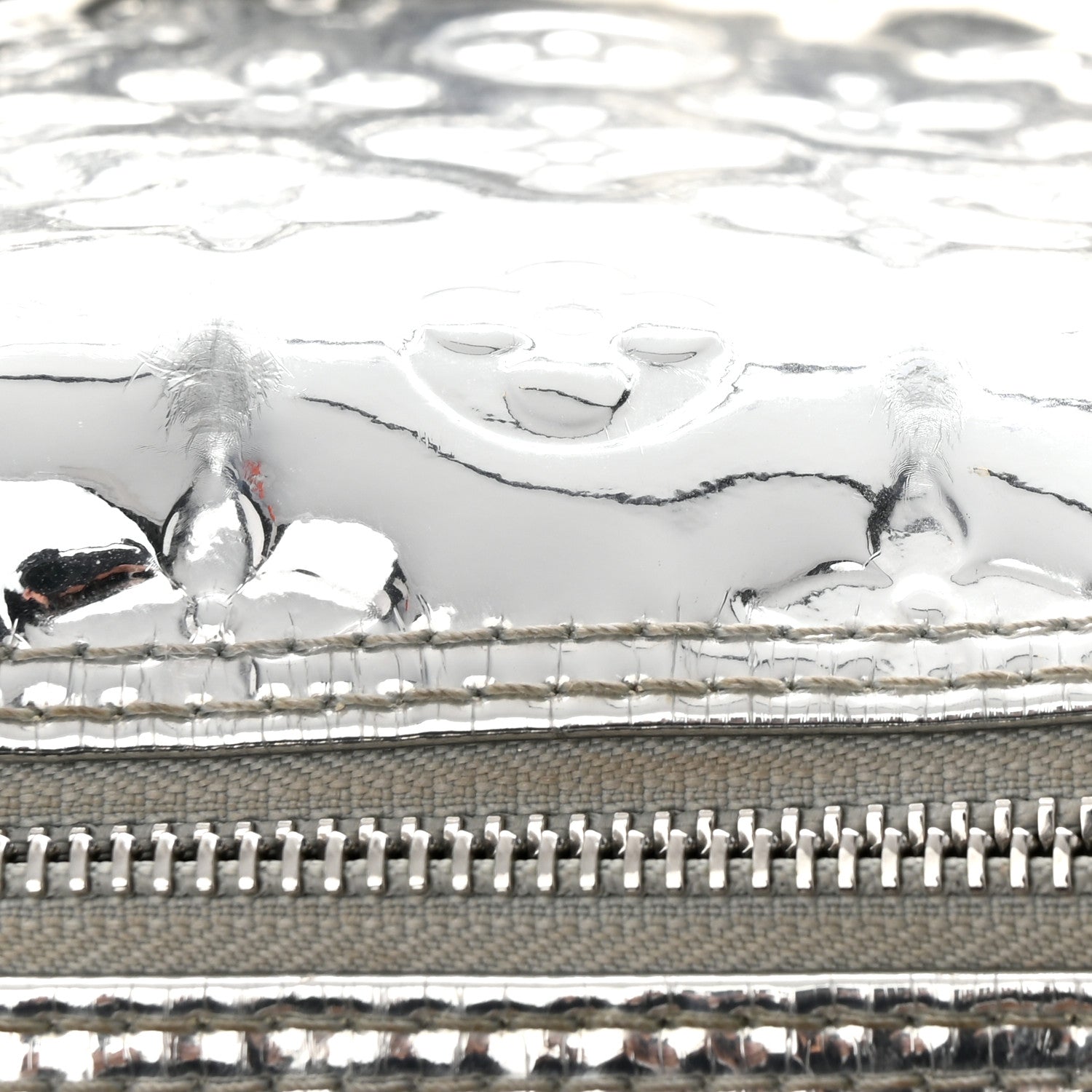 Louis Vuitton Monogram Miroir Speedy 30 Silver 14 of 14