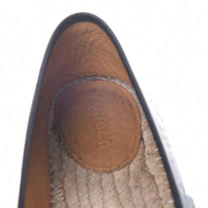 Gucci Guccissima Signature Espadrilles 38 Black 8 of 9