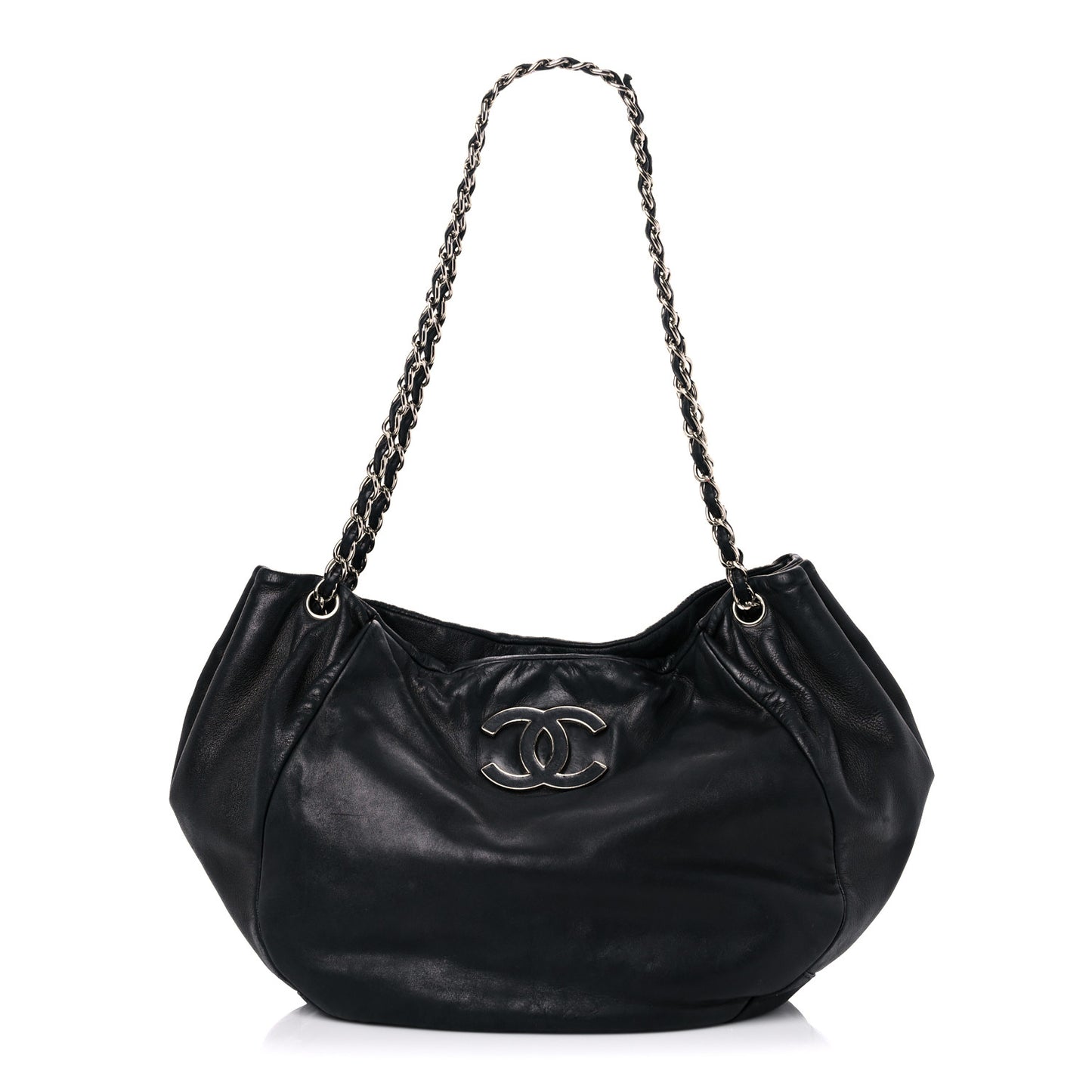 Lambskin Sensual Hobo Black