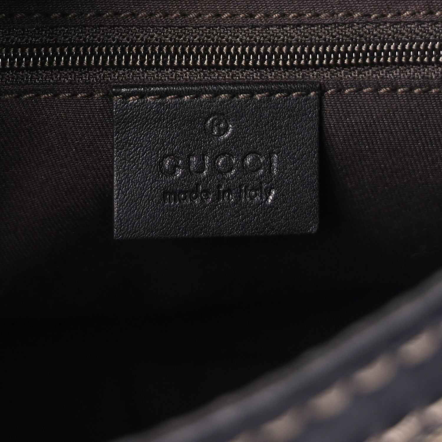 Gucci Monogram Medium New Ladies Web Hobo  Dark Brown 5 of 8