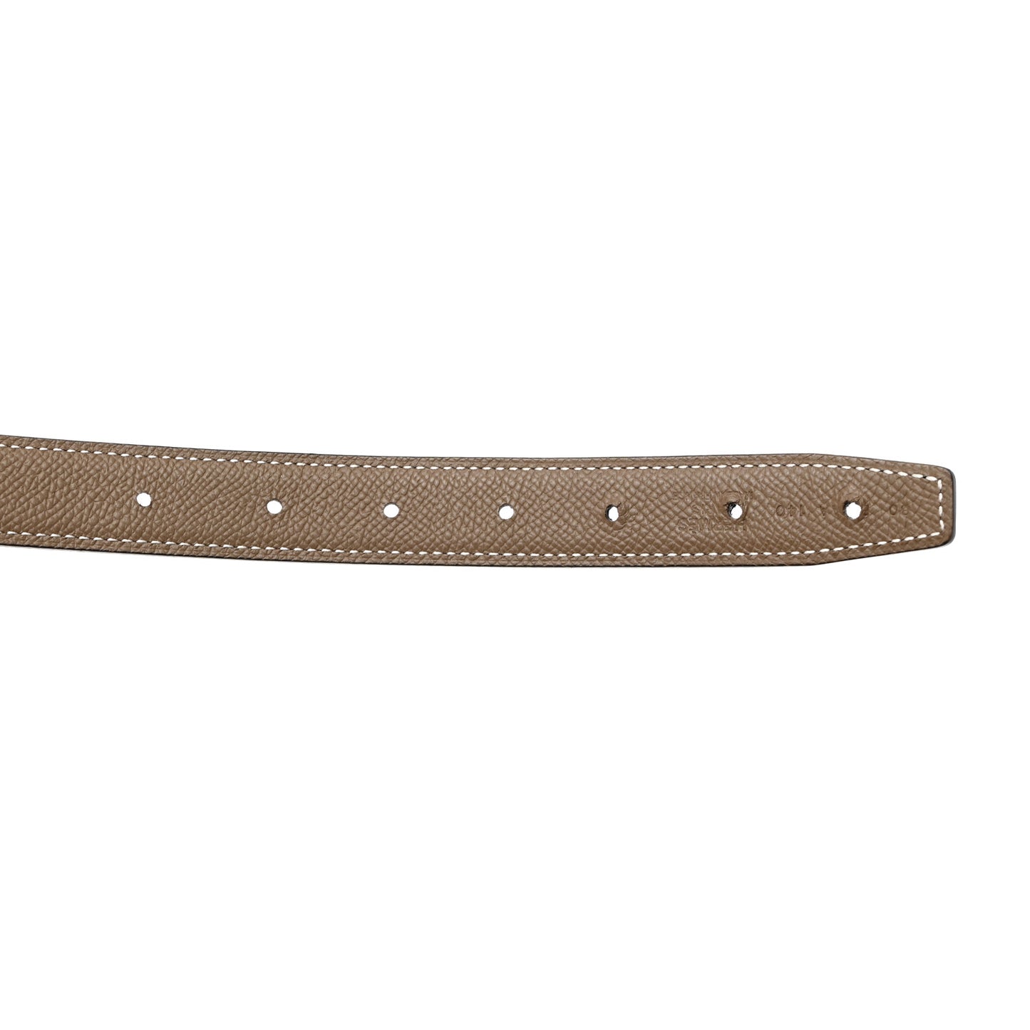 Swift Epsom 24mm H Cursives Belt 80 32 Black Etoupe