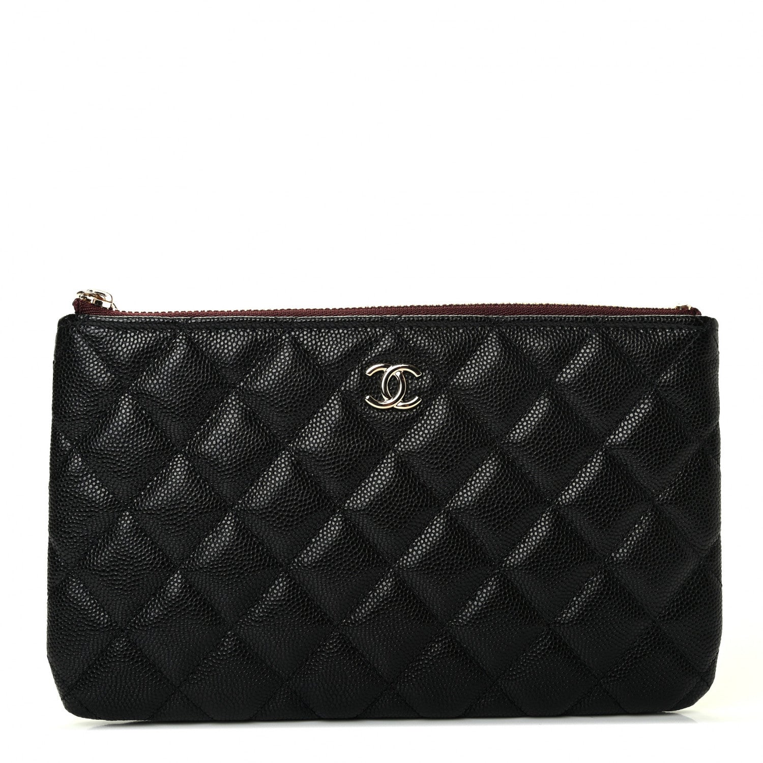 Chanel Caviar Quilted Cosmetic Case Black 1 of 4