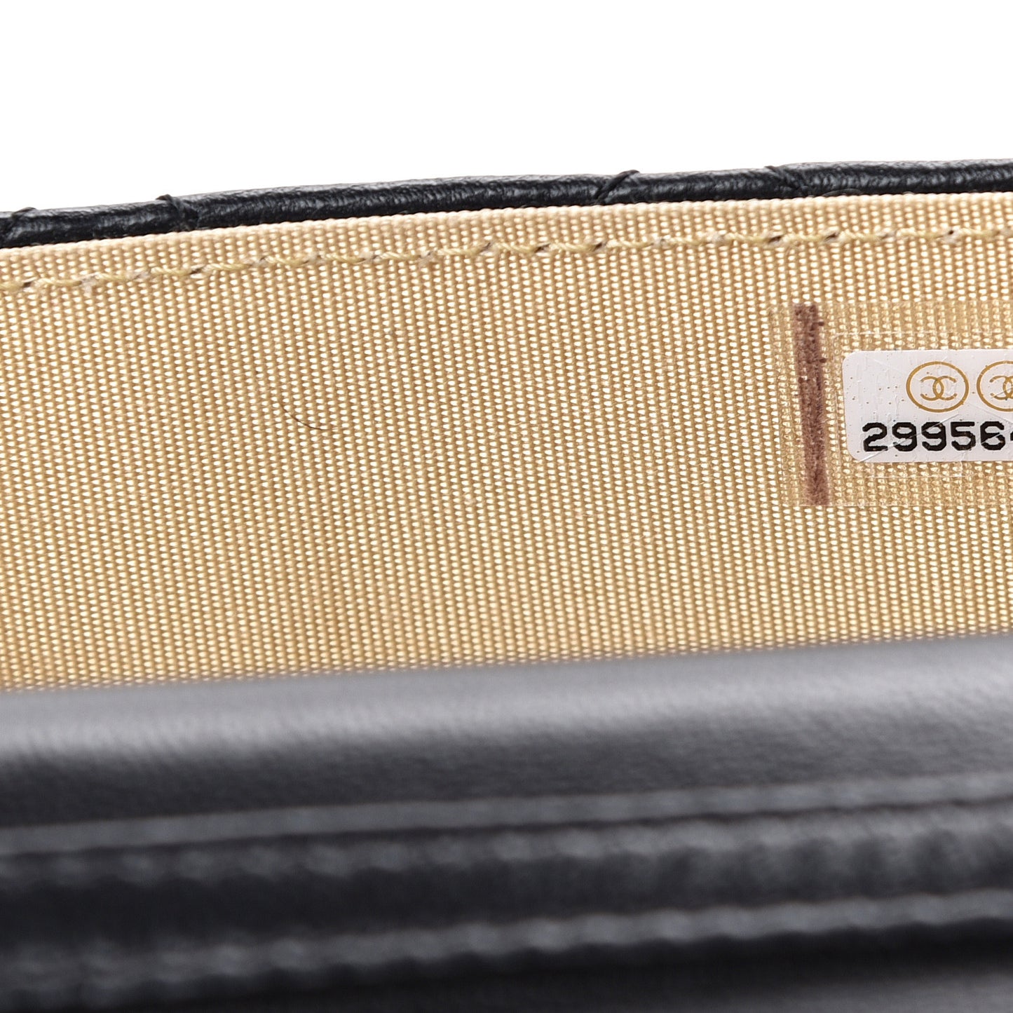 Lambskin Quilted Pearl Crush Clutch With Chain Black