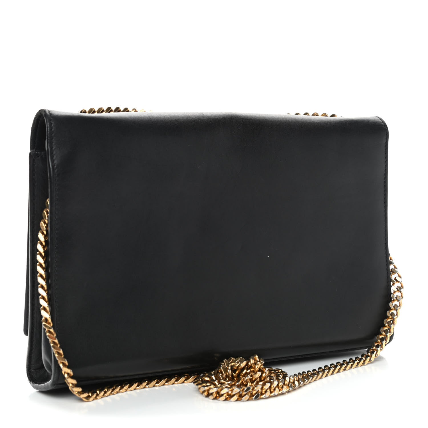 Saint Laurent Smooth Calfskin Medium Classic Monogram Kate Tassel Satchel Black 2 of 8
