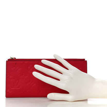 Louis Vuitton Empreinte Adele Wallet Cherry 2 of 11