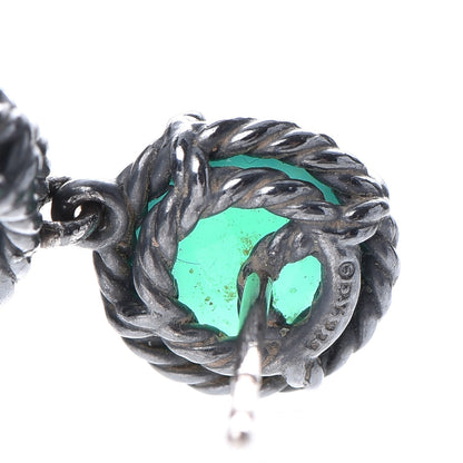 David Yurman Sterling Silver Onyx Amethyst Quartz Chatelaine Drop Earrings 6 of 6