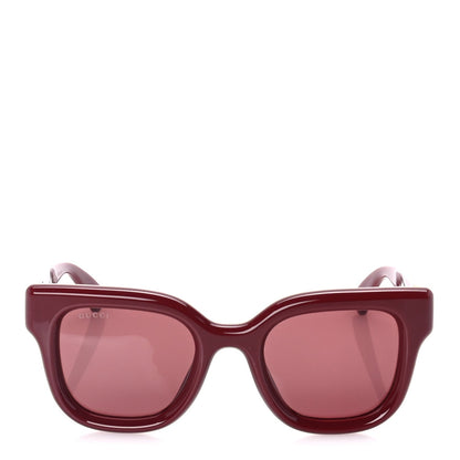 Gucci Acetate Round Sunglasses GG1828S  Burgundy 2 of 7