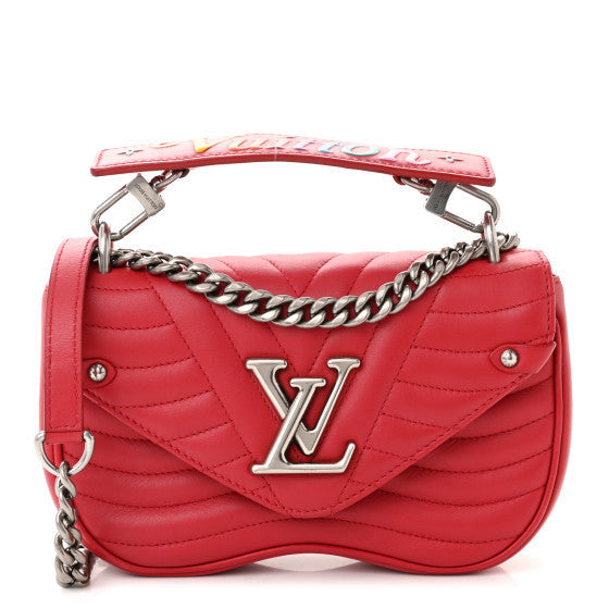 Louis Vuitton Calfskin New Wave Chain PM Scarlet 1 of 1
