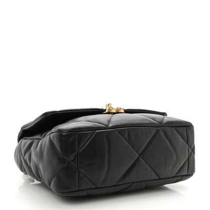 Chanel Goatskin Quilted Medium Chanel 19 Flap Black 4 of 10