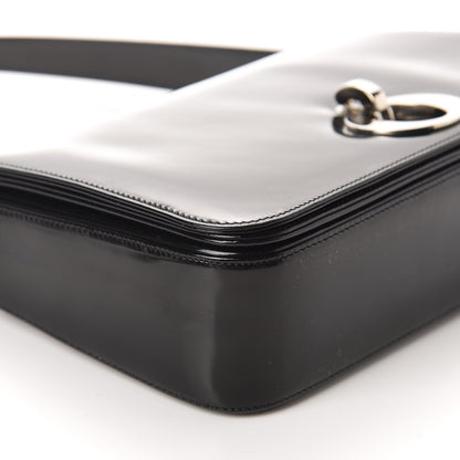 Christian Dior Glazed Calfskin Shoulder Bag Black 6 of 10