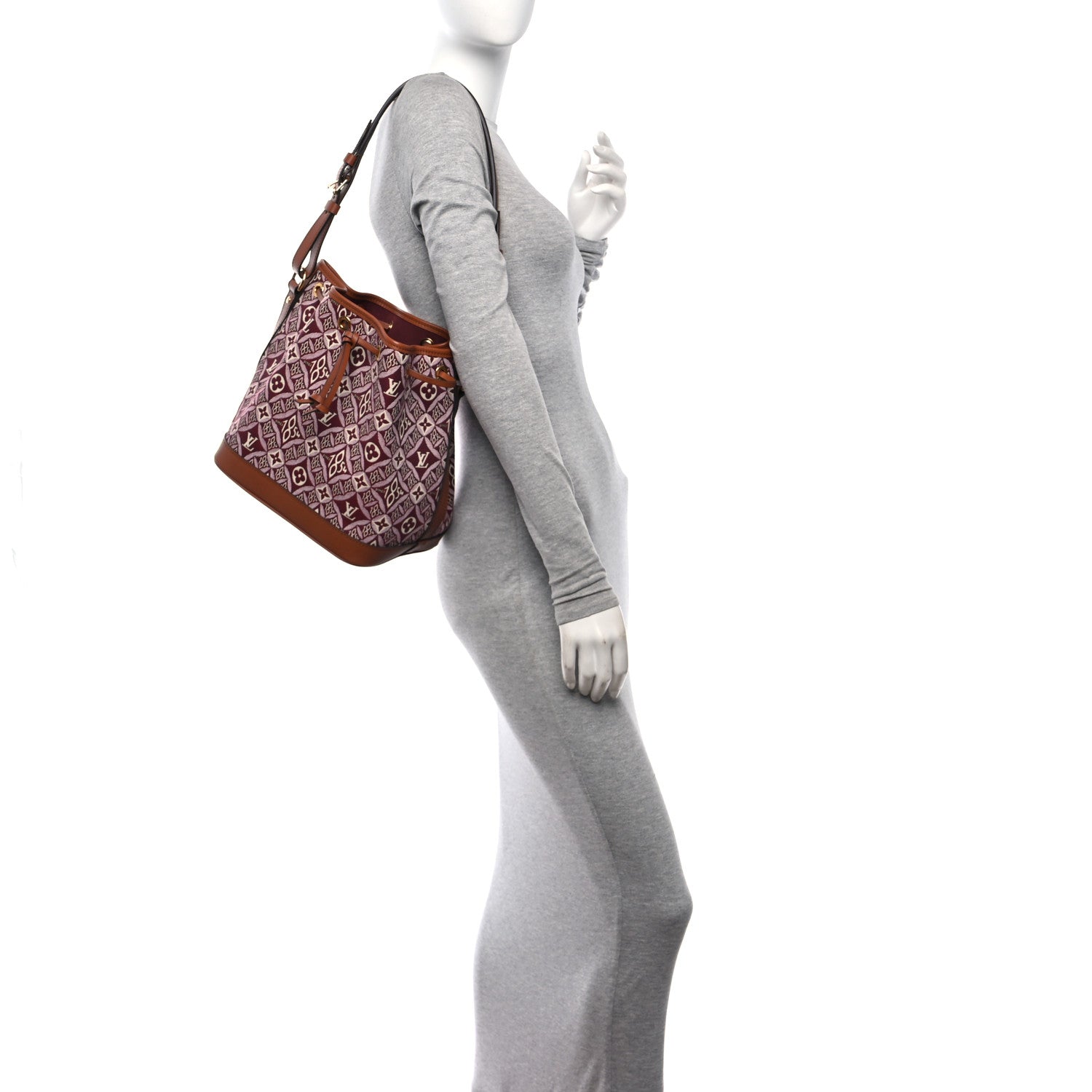 Louis Vuitton Jacquard Since 1854 Petit Noe Bordeaux 3 of 10