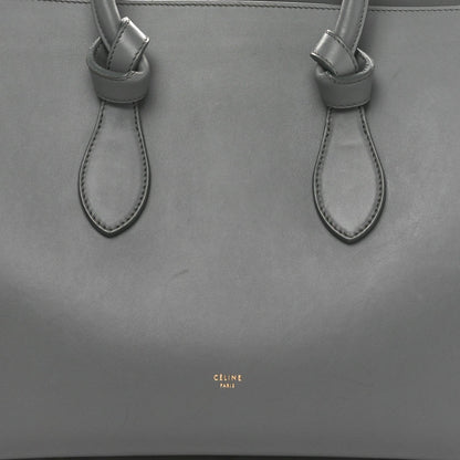 Celine Smooth Calfskin Small Tie Knot Tote Crystal Grey 7 of 7