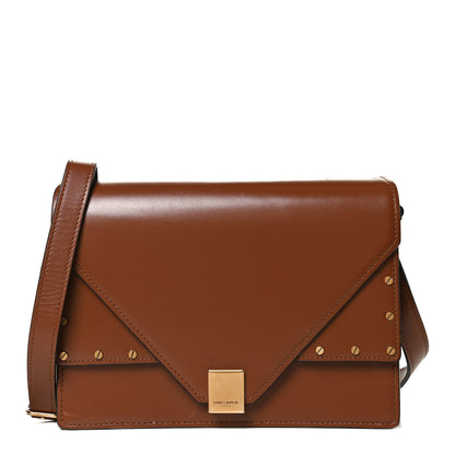 Saint Laurent Calfskin Medium Margaux Shoulder Bag Brick Ebony 1 of 15