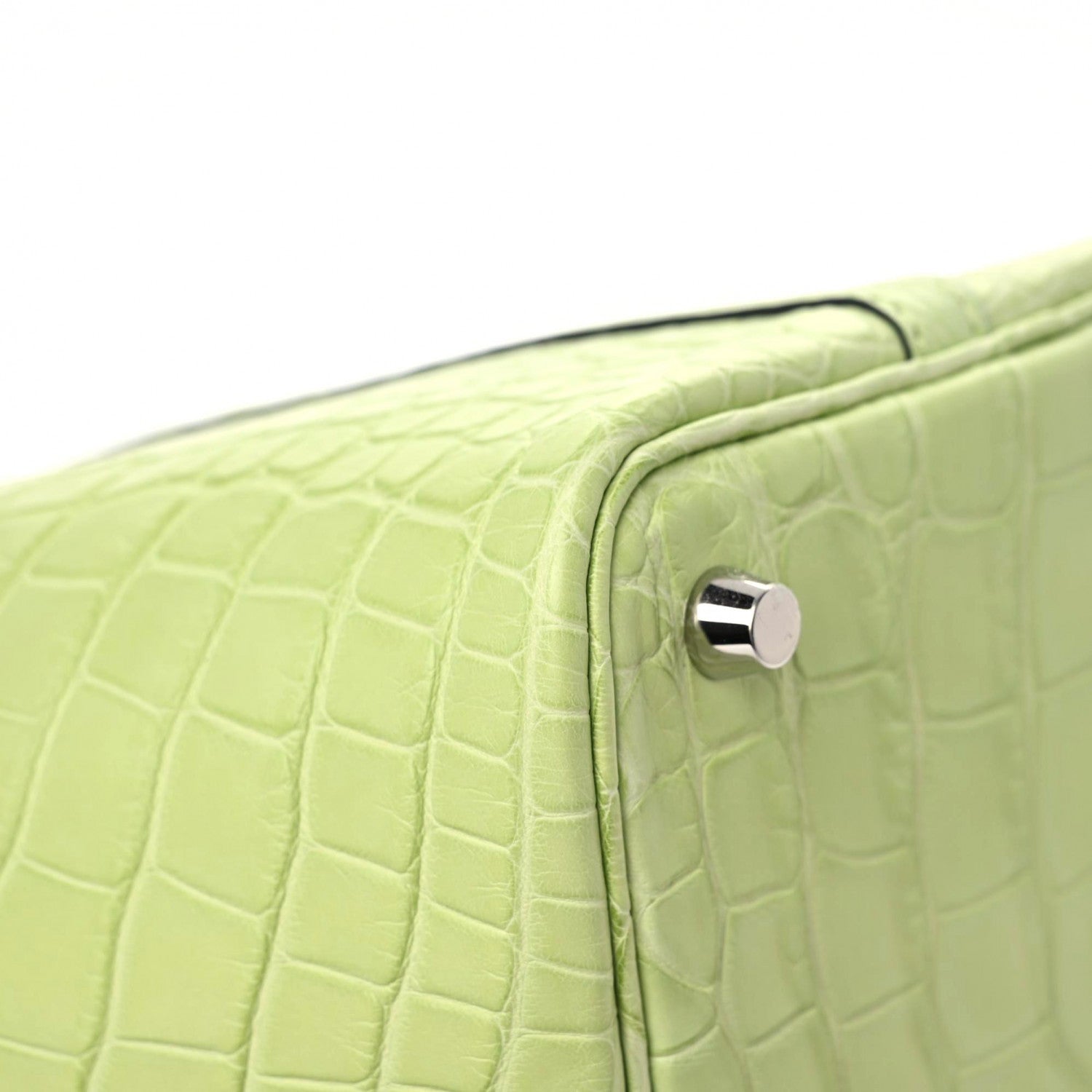 Hermes Matte Alligator Picotin Lock 18 Jaune Bourgeon 7 of 11