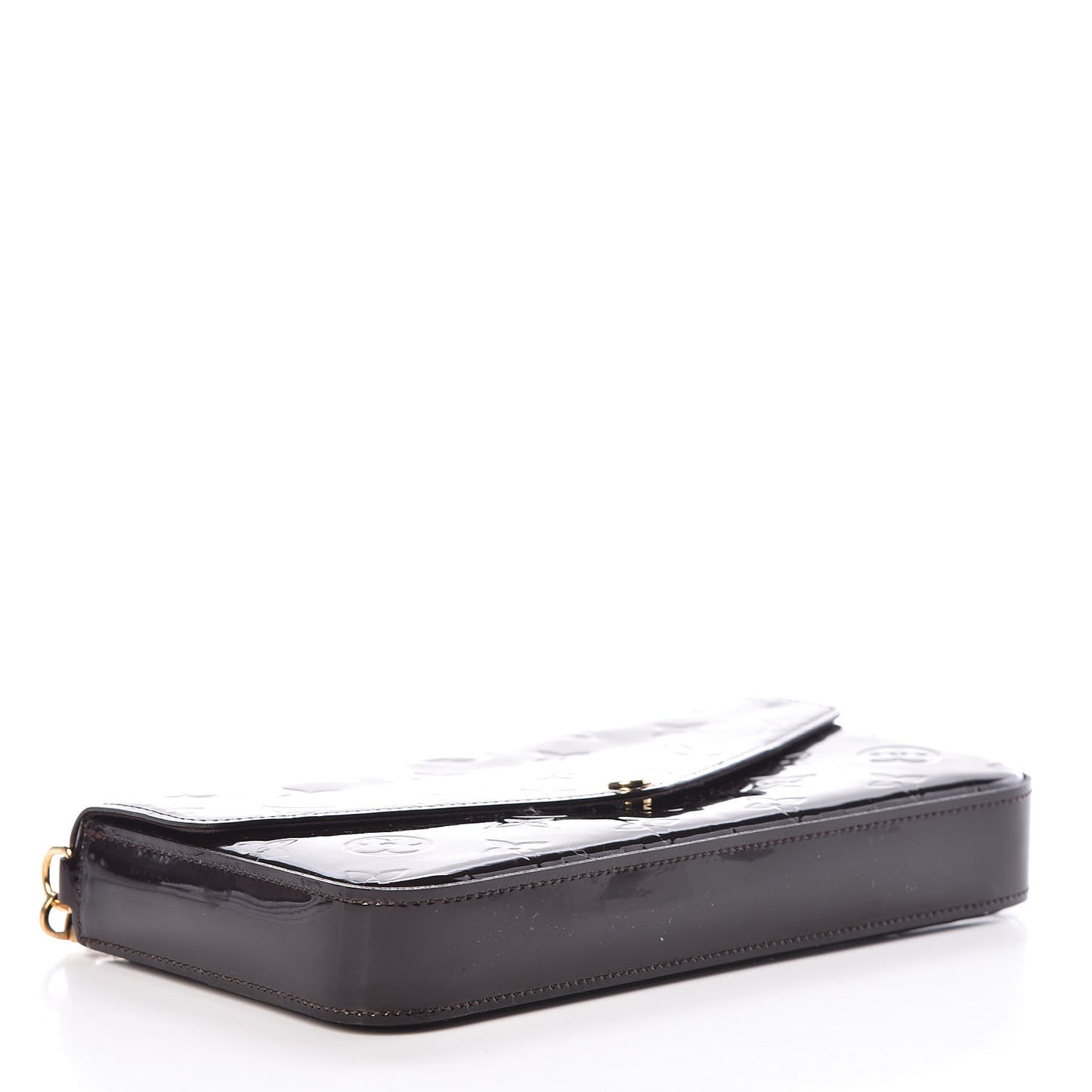 Vernis Pochette Felicie Chain Wallet Amarante