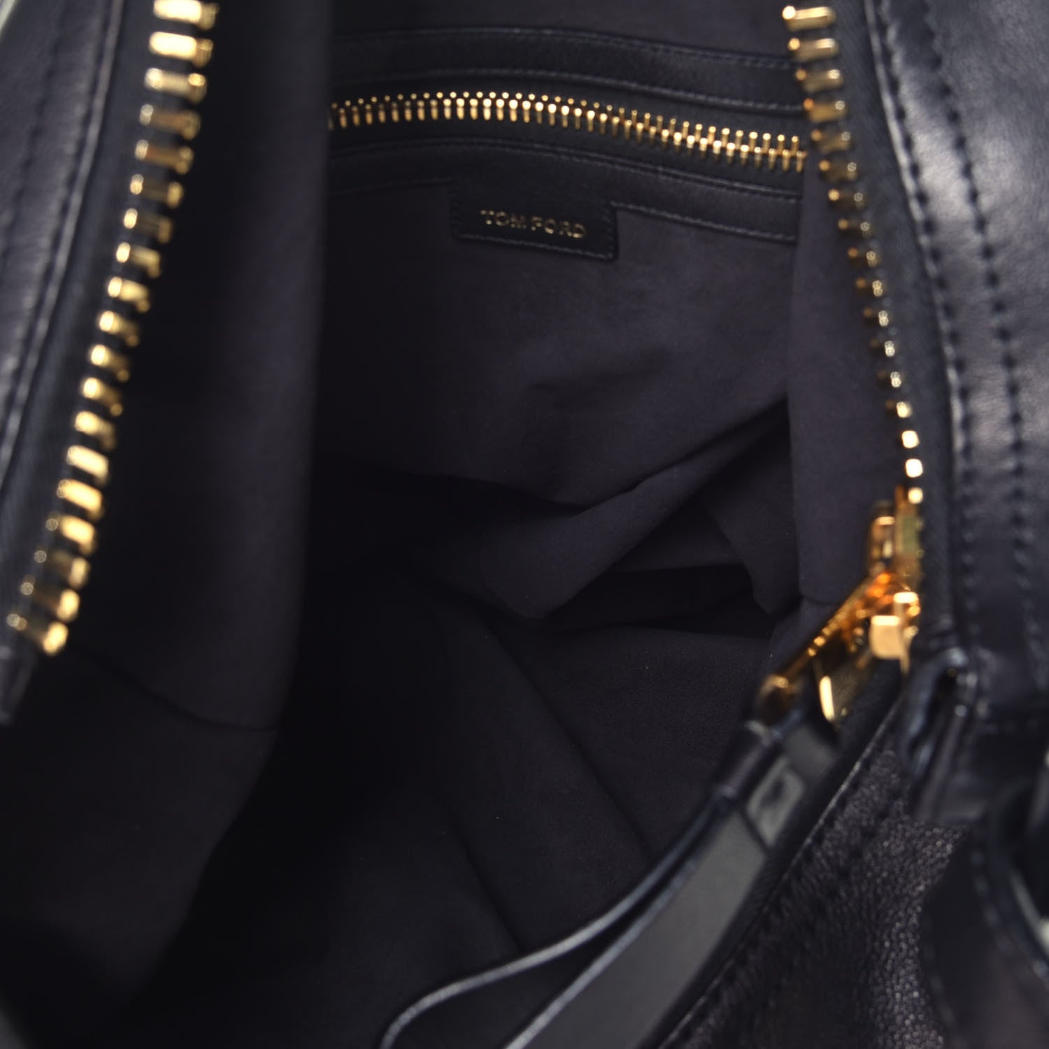 Tom Ford Calfskin Hobo Black 5 of 8