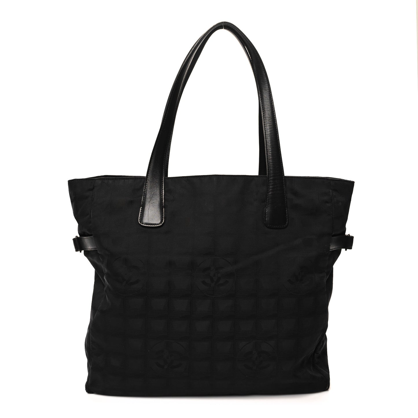 Nylon Medium Travel Tote Black
