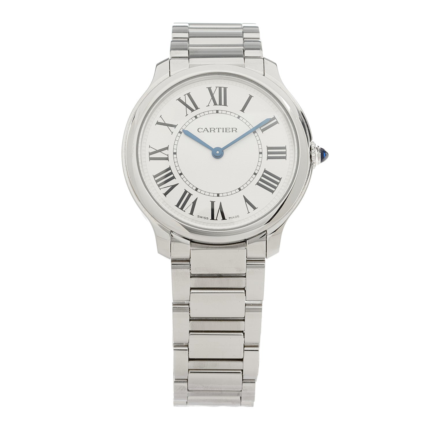 Cartier Stainless Steel 36mm Ronde Must de Cartier Quartz Watch 1 of 5