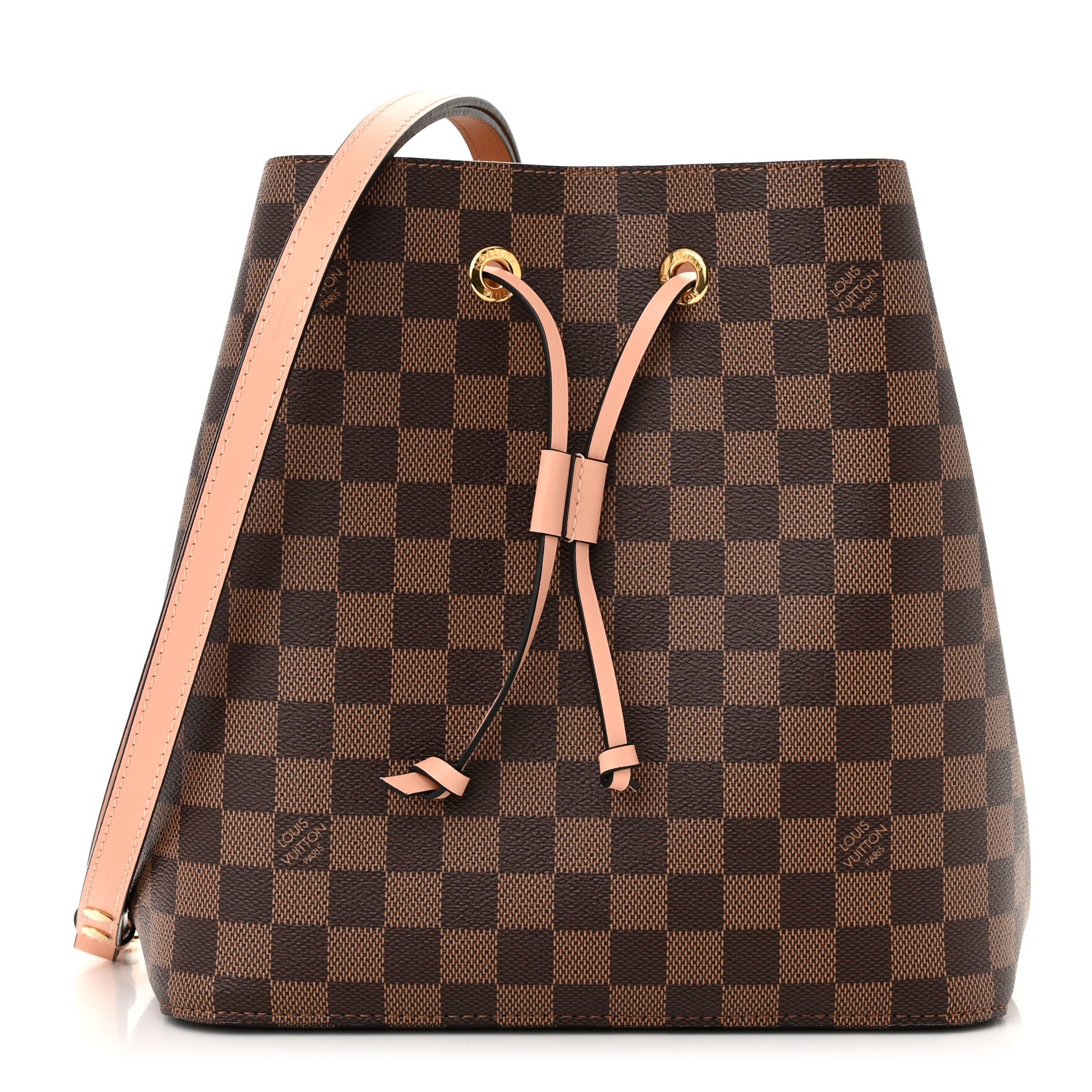 Louis Vuitton Damier Ebene Neonoe MM Venus Pink 1 of 10
