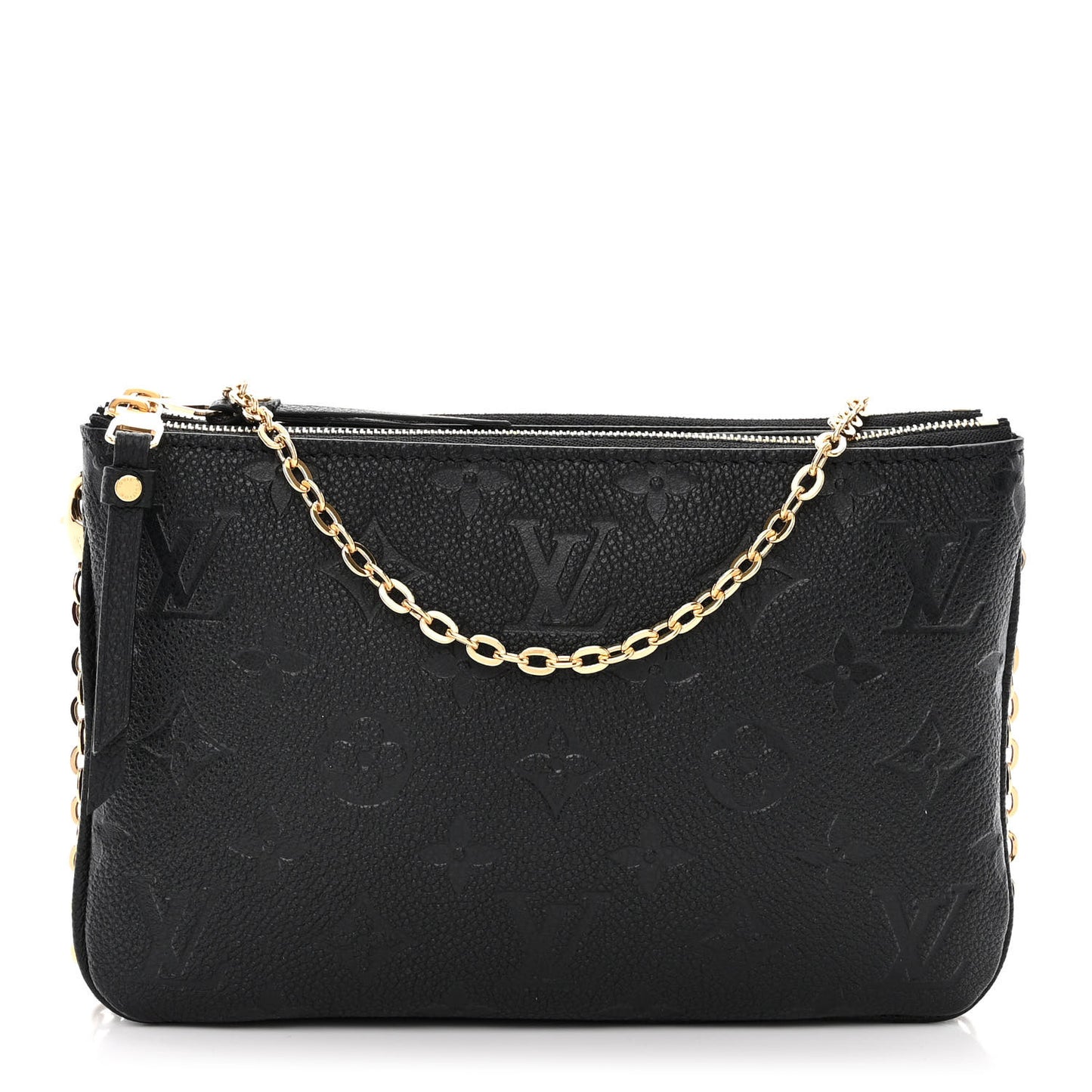 Empreinte Double Zip Pochette Black