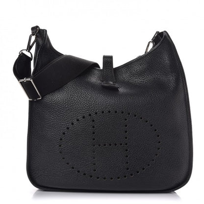 Hermes Taurillon Clemence Evelyne III GM Black 1 of 19
