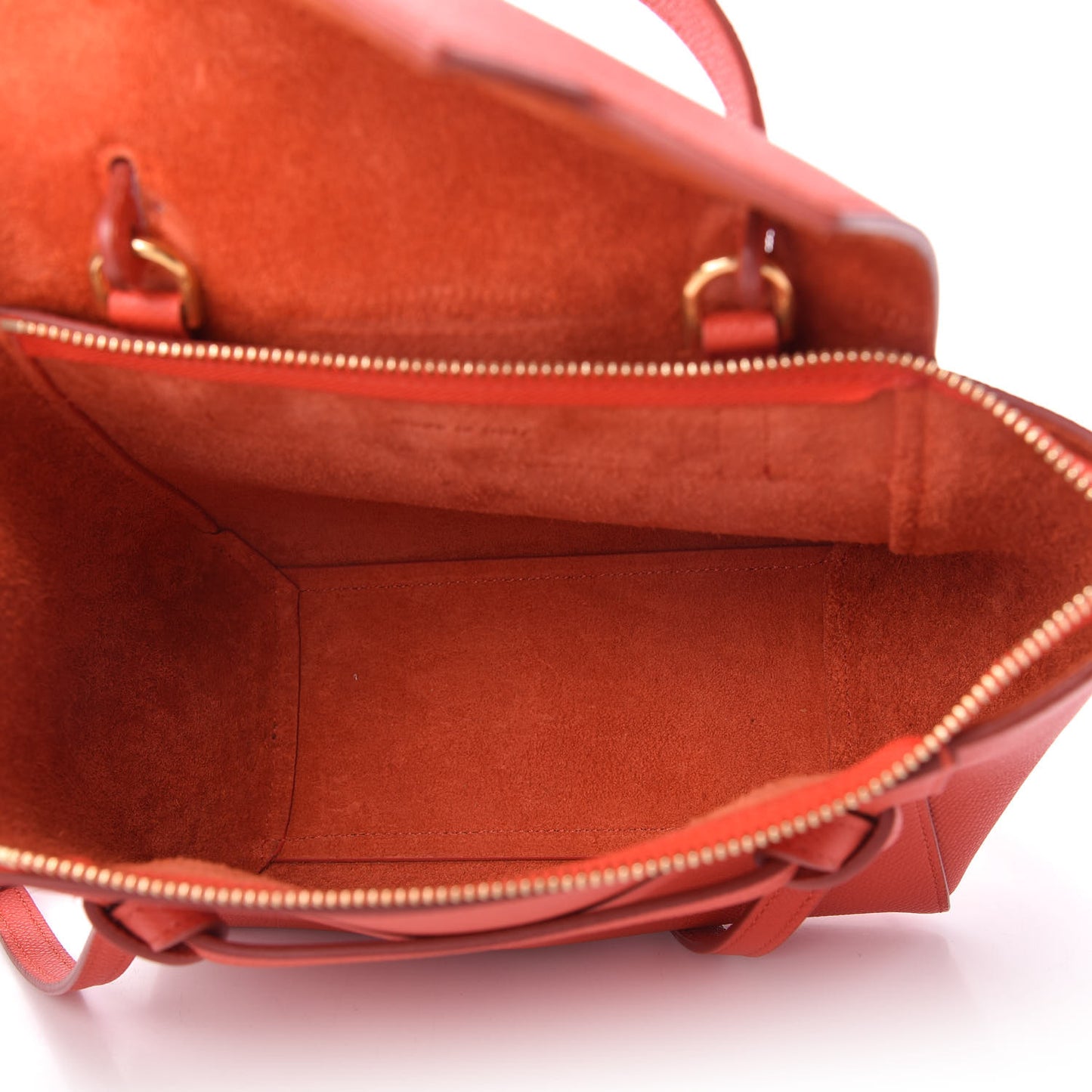 Grained Calfskin Nano Belt Bag Carnelian