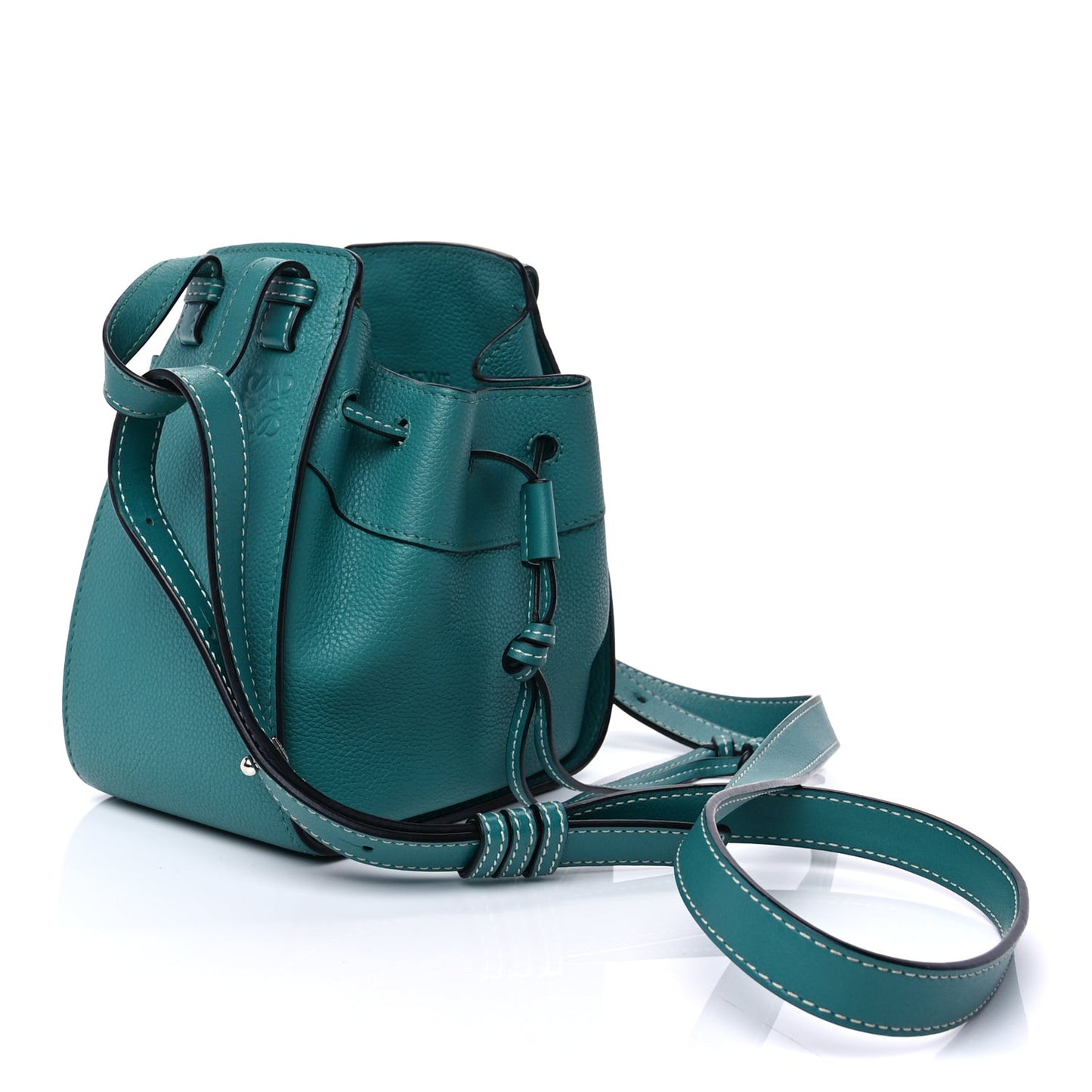 Calfskin Mini Hammock Shoulder Bag  Green