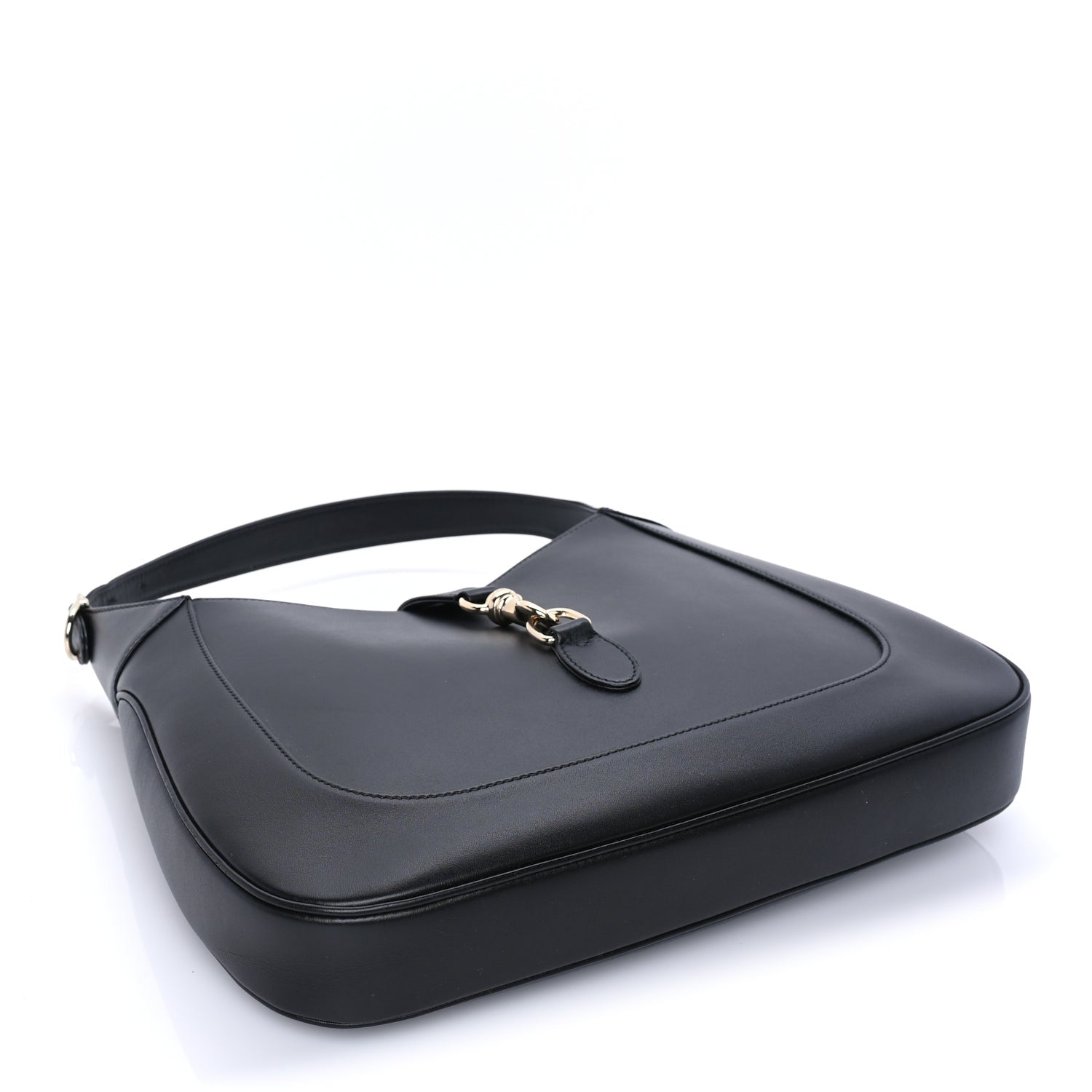 Gucci Boarded Dyana Lux Calfskin Medium Jackie 1961 Hobo  Black 7 of 7