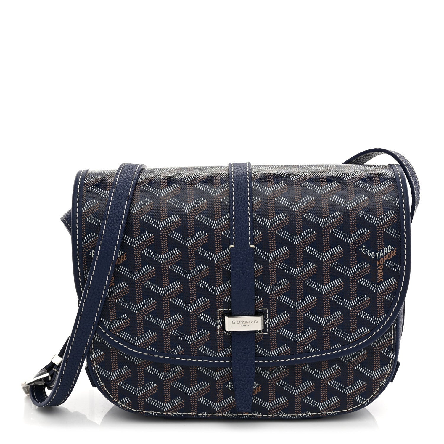 Goyard ine Belvedere II PM Messenger Bag Navy 1 of 7