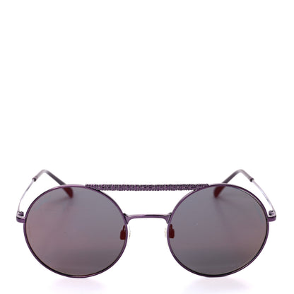 Chanel Metal Winter Round Sunglasses 4232 Bordeaux 2 of 7