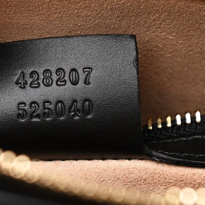 Gucci Guccissima Signature Padlock Double Handle Bag Black 7 of 10