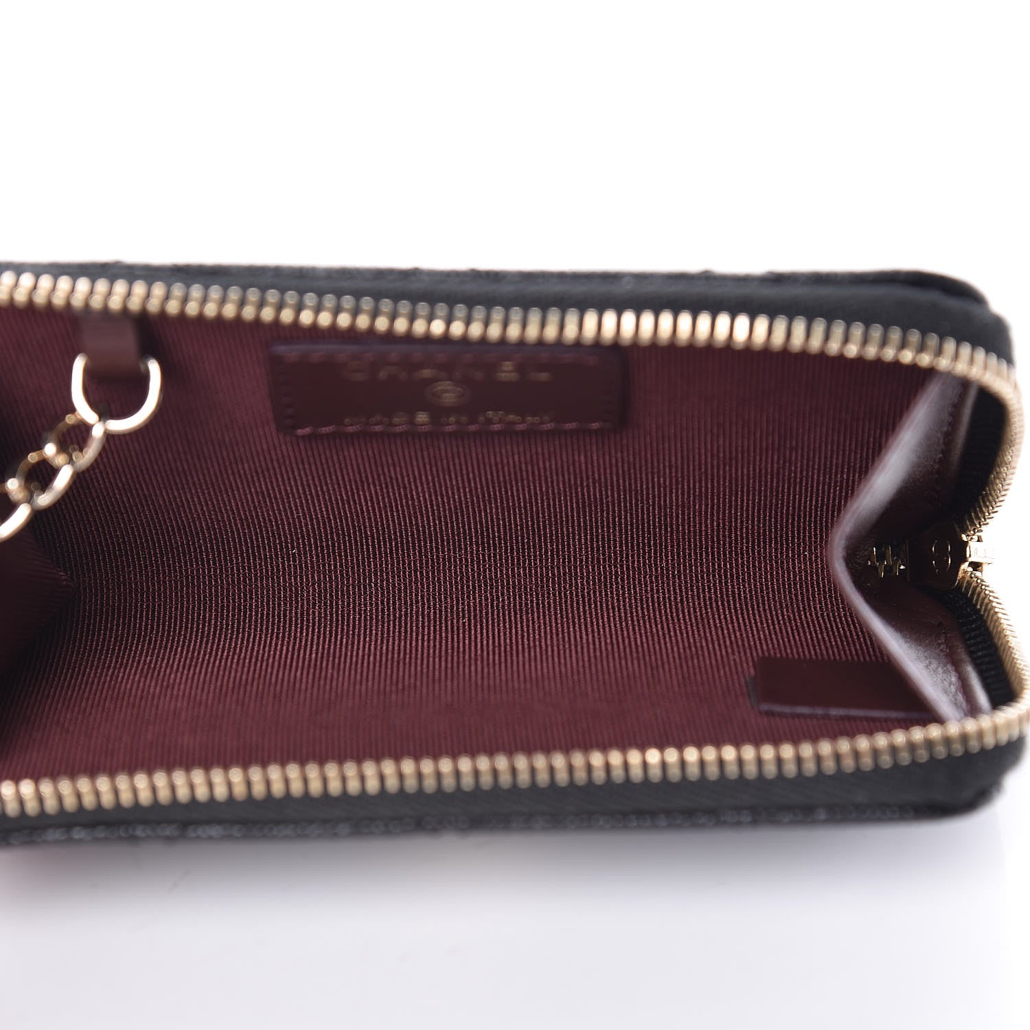 Chanel Caviar Quilted Key Holder Case Black 5 of 8