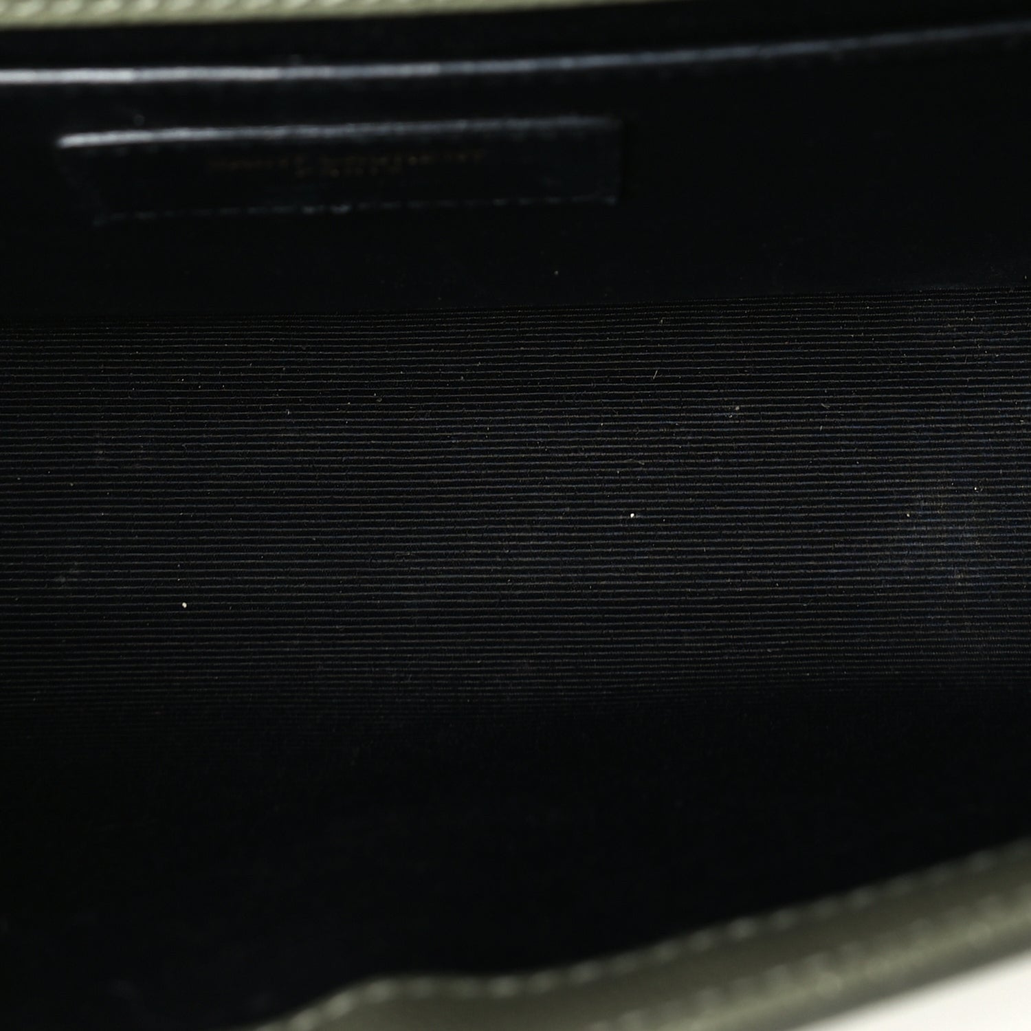 Saint Laurent Grain De Poudre Small Monogram Kate Satchel  Green 4 of 8