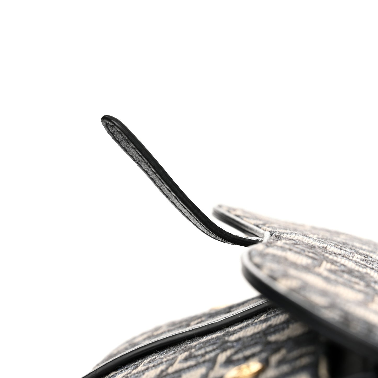 Oblique Saddle Chain Long Wallet Blue