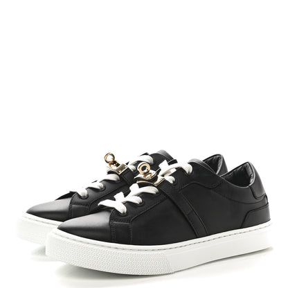 Hermes Calfskin Day Sneakers 35.5 Black 3 of 8