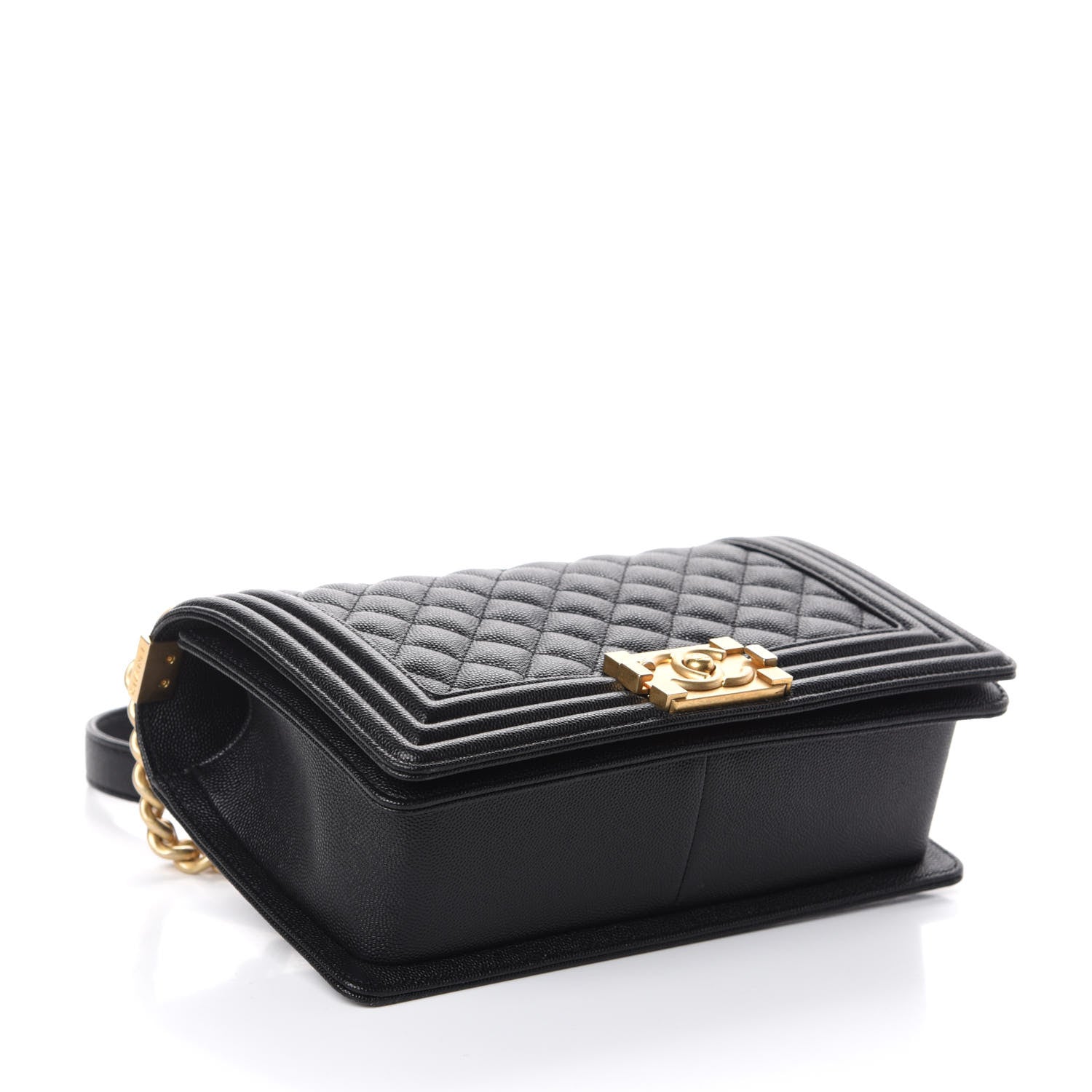 Chanel Caviar Quilted Medium Boy Flap Black 4 of 10
