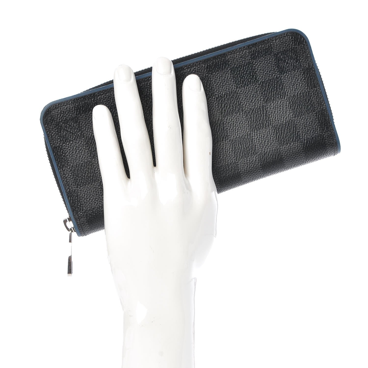 Louis Vuitton Damier Graphite Zippy Vertical Wallet Neon 2 of 8