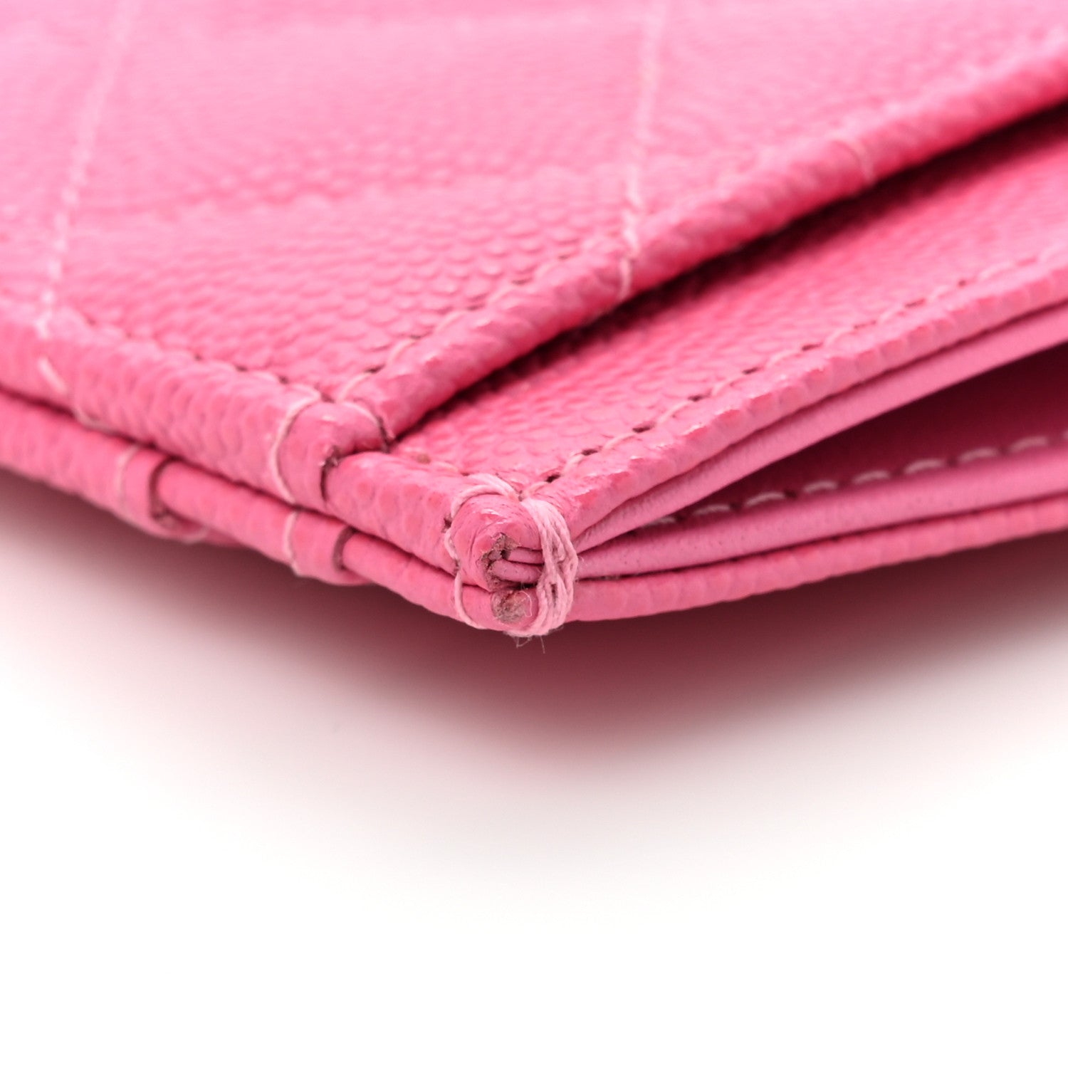 Chanel Caviar Quilted Card Holder Fuchsia 11 of 11
